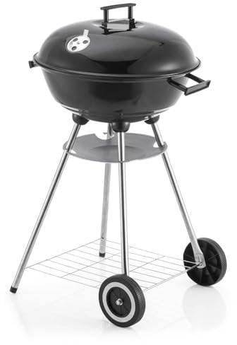 House of Home 45cm Kettle Charcoal BBQ Grill – Portable Round Barbecue with Lid, for Outdoor Cooking, Ash Catcher – Great for Parties, Camping Barbeque