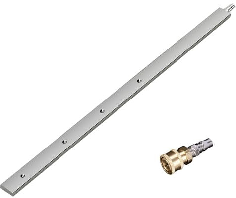 Outil de nettoyage de radiateur de voiture – Tige d'extension de nettoyeur haute pression de 60 cm, nettoyeur de radiateur sans démontage, outil de refroidissement à connexion rapide, tige de