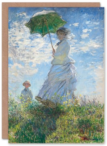 Artery8 Claude Monet Art Card Madame Monet and Her Son