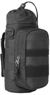 Dnhqknoaf Motor Pannier Bag Motorcycle Bottle Holder 1.5L Insulated Kettle Bag Portable Motor Water Bottle Bag Motorbike Saddle Bag(Bottle Bag-1PC)