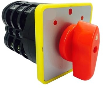 Interruttore rotativo a 3 posizioni, 16 A, selettore a camma a tre livelli, ON-OFF-ON, contatto argento LW5-16/3, 1 pezzo