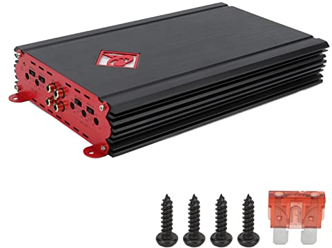 Amplificatore per auto Brilluxa, Amplificatore audio a 4 canali AMP 2 4 ohm Bridgeable per di altoparlanti, sche amplificatore in metallo, amplificatore stereo universale