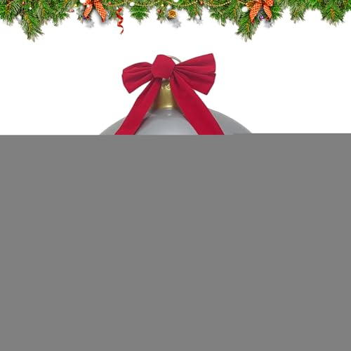 Aufblasbare Kugeln, Weihnachtsglocke mit | Aufblasbare Weihnachtskugeln | Riesige Weihnachtskugeln Dekoration für den Außenbereich, Garten, Hof, Rasen, Landschaft, Schulparty