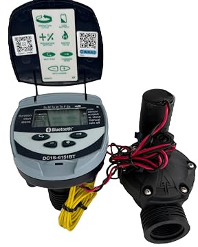 Galcon 61512 DC-1SBT con batería de estación de 1 fuera de la red, sistema de riego automático, temporizador de riego para nebulización y propagación, clonación GAJBSH31UP0