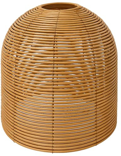 Lampenschirm im Boho-Stil, natürlich, Korbgeflecht, aus Polyrattan, Hang Boheme Shade H31 cm