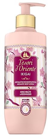 Tesori d'Oriente Bodylotion Ikigai | Kirschblüte & Reiswasser | 400 ml | Pflegende Bodylotion für ein Wellness-Ritual für Körper & Sinne.