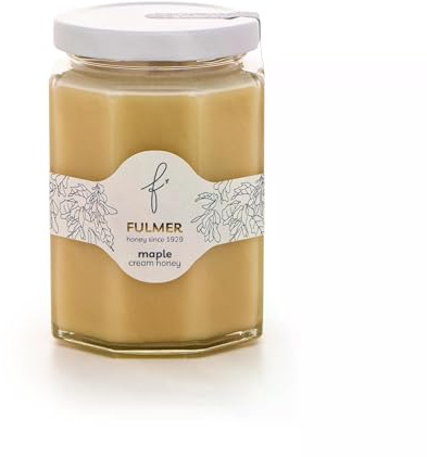 Fulmer Ahorn Cremehonig 350 g | Cremiger Honig aus Tatarischem Ahorn | Mild & Karamellig | Unpasteurisiert | Premium Honig aus Ukraine