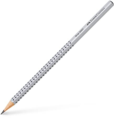 Faber-Castell F117000 117000 - Bleistift Grip 2001, Härtegrad HB, Farbe, 1 Stück (1er Pack)