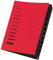Pagna 40059-01 Ordnungsmappe, 12-teilig, 1-12, rot, 3 Stück