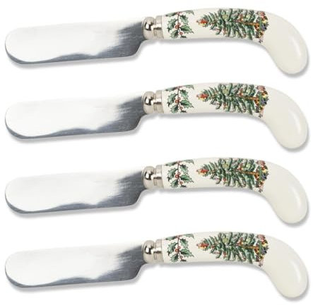 Spode Weihnachtsbaum Christmas Tree Cheese Spreaders elfenbeinfarben