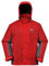 Cox Swain Funktions -/ Regenjacke Helki - 5.000mm Wassersäule / 3.000mm Atmungsaktivität, Colour: Red/Grey, Size: XL