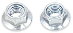 Fuji-Style 12MM HEX Locking Flange Nuts 8X1.25MM 10/PK