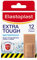 Elastoplast Extra Tough Waterproof Fabric Plasters - 1 Pack (12 Plasters), Breathable, Strong Adhesion, Waterproof Technology, Tan