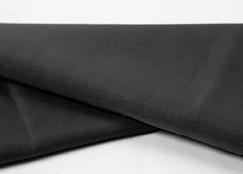 eventkauf Voile Stoff Meterware am Stück Anthrazit B Ware