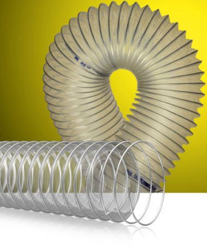 Tuyau en polyuréthane flexible pour installations d'aspiration Ø 120 mm emballage de 10 m