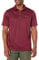 Under Armour Tech, Lightweight and Breathable Polo T Shirt for Men, Comfortable Short Sleeve Polo Shirt Men, Brown (Maroon/Graphite/Graphite (609)), 2XL