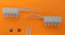 UK BlindParts 3.5 INCH (89MM) Hilliards Slimline Vertical Blind Track Replacement Truck/Carrier (10 Left Hand Runners)