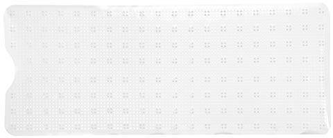 Brandsseller Badewanneneinlage ca.100x40 cm Badewannenmatte Badematte Wanneneinlage rutschfest Weiß