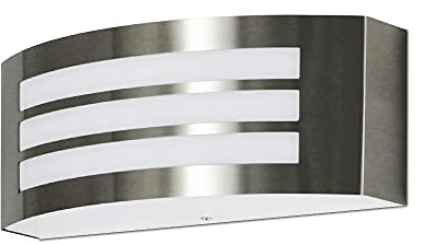 Kwazar Luminaire Wandleuchte 14W Terassenlampe rostfrei Außenlampe E27 Wandlampe IP44 Aussenleuchte TRENTO Gartenleuchte