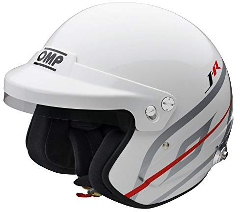 Omp J-R HANS CASCO BLANCO TALLA XL KARTING