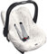 Original Dooky Seat Cover Schonbezug Dandelion für Babyschale Universalgröße geeignet für 3 und 5 Punkt Gurtsystem Autositz, für Altersgruppe 0+, weiß