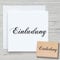 NEWSTAMPS Stempel Einladung Motivstempel aus Holz & Gummi zum Karten basteln, Holzstempel, Geburtstag, Happy Birthday, Sprüche, Taufe, Scrapbook, Textilstempel, Deko