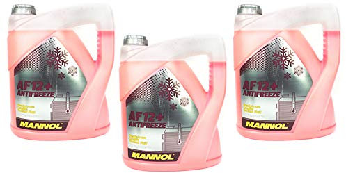Kühlerfrostschutz MANNOL Longterm Antifreeze 15 Liter Fertiggemisch -40°C rot