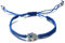 Halukakah Böser Blick Armband für Frauen Männer Handgemachtes Geflecht Blaue Schnur Hamsa Hand Blaues Auge Handgemachtes Geflecht Armband Größe Einstellbar Schutz Mal de Ojo Schmuck mit Geschenkbox