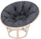 PillowPrim Polster für Papasansessel, Auflage, Ersatzpolster Papasan D 114 cm, Bodenkissen gepolstert Sitzkissen Krabbeldecke Hängesessel Made in EU - Navyblau