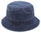 JFAN Fischerhut Unisex Eimer Hut Sommer Einfachheit Hut UV Schutz Doppelte Retro Abnutzung Sonnenhut Faltbar Segeltuch Hat 56-58CM Marine