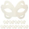 10 Stücke Blanko Masken Kinder: Masken Zum Basteln Blanko Papier Augenmasken DIY Maskerade Maske Karneval Maske Anziehmasken Für Kinder Graffiti Kunsthandwerk Handwerk