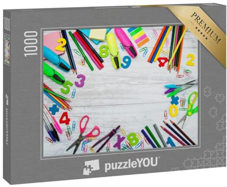 puzzleYOU: Puzzle 1000 Teile „Schulanfang“