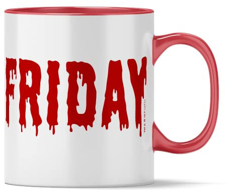 ERT GROUP Original und offiziell lizenziert von Horror Keramikbecher, Muster Friday the 13th 008, Kaffee- und Teebecher 330ml