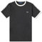Fred Perry Taped Ringer T-Shirt Schwarz, Schwarz , XXL