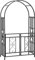 Arche De Jardin avec Portillon, Résistant Aux Intempéries Arceau À Rosiers, Tonnelle De Jardin en Fer, Solide Et Durable Pergola Cadre pour Diverses Plantes Grimpantes (Color : Blanc)