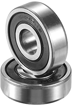 QUARKZMAN 2Stk 6200-2RS 10x30x9mm Rillen Kugellager Silberton
