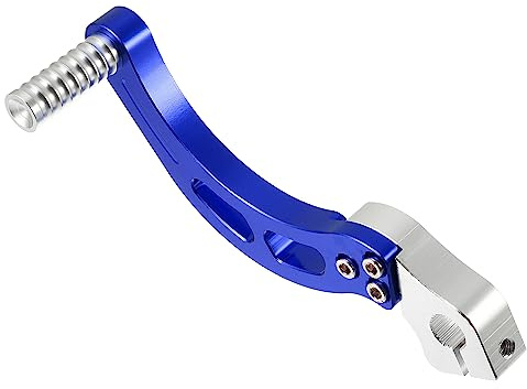 VekAuto Motorcycle Gear Shifter Lever, Pedal Shift Lever Arm Universal for Motorcycle 50cc-250cc Pit Dirt Bike for ATV Folding Aluminum Alloy Blue