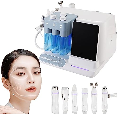 Hydrafacial Schönheits-Sauerstoffmaschine, Hydroxid, Blasen-Hydroxid, 6-in-1, professionell, Diamant-Mikrodermabrasion, Wasserpeeling, Hydrafacial, Dermabrasion, RF-Scrubber