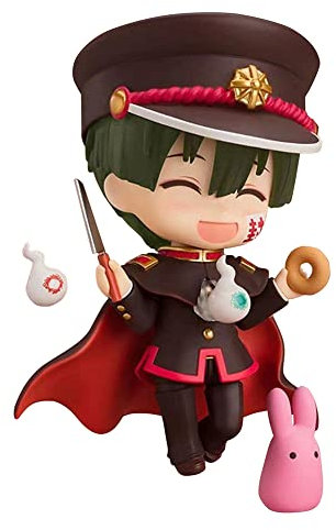 Gooyeh 2pcs Toilet-Bound Hanako-kun Figur Stand-up Combo Set Yugi Amane niedliche Q Action Figur austauschbares Gesicht Statue Modell Desktop Ornament Geschenk 10cm