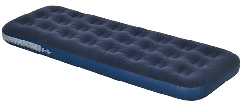 Outsunny Letto Gonfiabile Singolo, Materasso ad Aria 73x191x22 cm con Pompa Manuale Inclusa, Blu