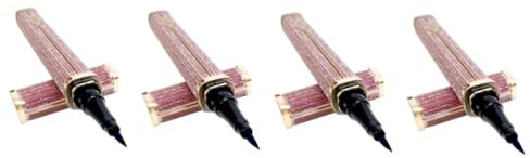 TOVINANNA 4pcs Makeup Eyeliner Pen Black Liquid Eyeliner Smooth Application for Women