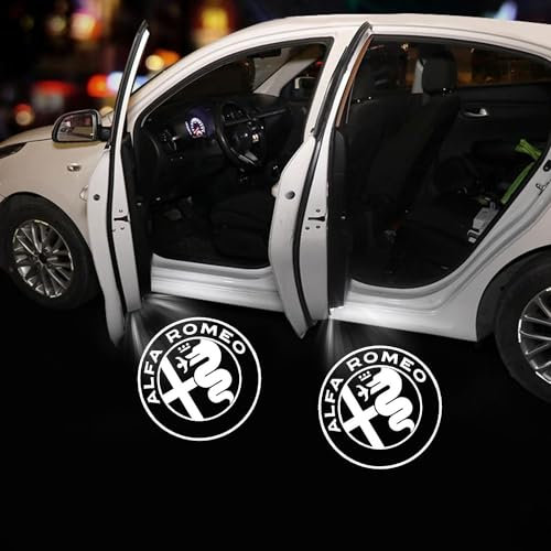 MJHQWE 2 Stück Autotür Willkommen Light Verbesserte Stück Autotür Logo Projektor Auto Zubehör,A
