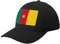 ZISTRCBAO Kamerun-Flagge Cap Trucker Cap Baseball Cap Herren – Unisex Klassisch Einfarbig Verstellbare Baseballmützen, Sommer, Atmungsaktiv, Lässig, Sport, Visierhut, Schwarz, M