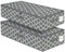 JUPELI 2 Pack Large Rectangular Linen Storage Boxes with Lids, Foldable Sturdy Under Bed Clothes Storage Drawer Organiser with Side & Bottom Support, Ultra Thick Fabric Calabash Under Bed Storage