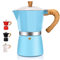 DITOSH 12 Tazze di Alluminio Espresso Stovetop Moka Pot Express Coffee Maker Percolator Italiano Classico Moka Macchina per Caffè Italiano e Cubano Brewing per la Casa e il Campeggio 600ml 20oz