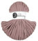 Premium Baumwoll-Flechtschnur - 5mm x 50m - Vielseitige Makramee-Kordel für Stricken, Weben, DIY-Basteln und Heimdekoration - Hochwertige Bunte Bastelschnur - Mauve