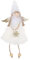 XIAOBAN Weihnachtsengel Puppe Dekoration, Weihnachtsbaum Anhänger Puppe, Weihnachtsbaum Hängende Ornamente, Plüschengel für Weihnachtsdekorationen, Geschenk Spielzeug für Kinder (Weiß)