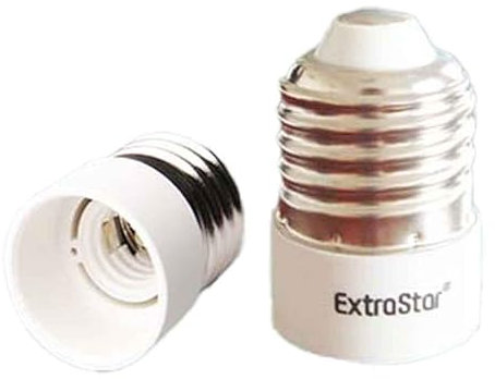 A2ZWORLD Lot de 2 adaptateurs E27 à E14, porte-lampes, adaptateurs et convertisseur