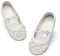 Kiderence Little Toddler Girls Dress Shoes Ballerina Ballet Flats Kids White Mary Janes Size 10