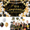 Decoración Cumpleaños Completa 84 Piezas - Photocall Pancarta Feliz Cumpleaños Español110x80cm 30 Globos Banner Fiesta 12 stickers - Infantil Adultos Fiesta Fotocoll Telon de Fondo cartel celebracion